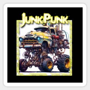 JunkPunk - Jacked Pickup - WelshDesigns Sticker